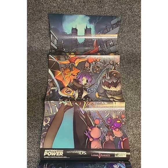 Nintendo Power Magazine Volume 208 October 2006 Final Fantasy III Pokemon Poster - Picture 9 of 9